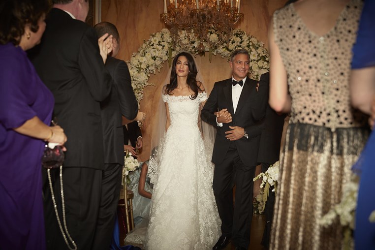 George Clooney and Amal Alamuddin Wedding Pictures